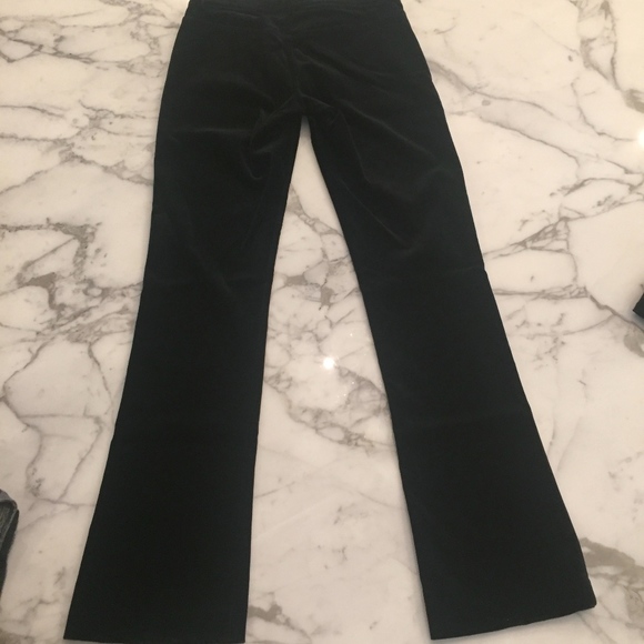 Chaiken black velvet pant sz 4 - Picture 3 of 5